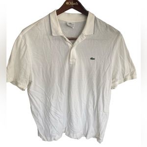 Lacoste polo with gray trim